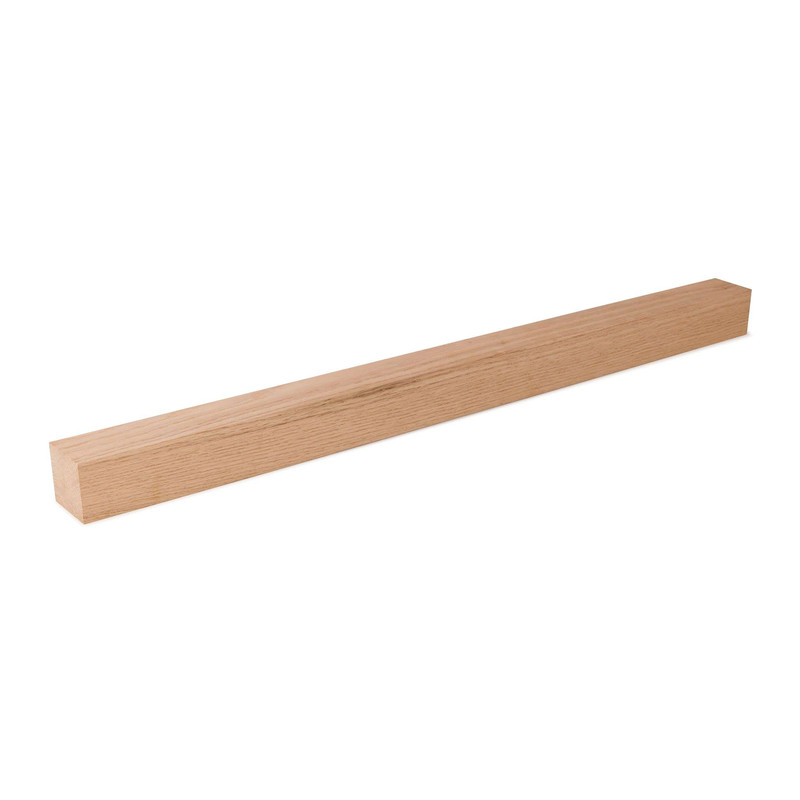 Red Oak Wood Turning Stock - Thickness:2" - Width:2" - Length:30"